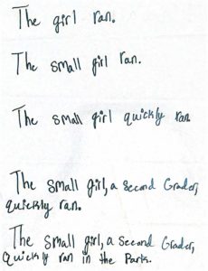 stretching sentences in a writers workshop