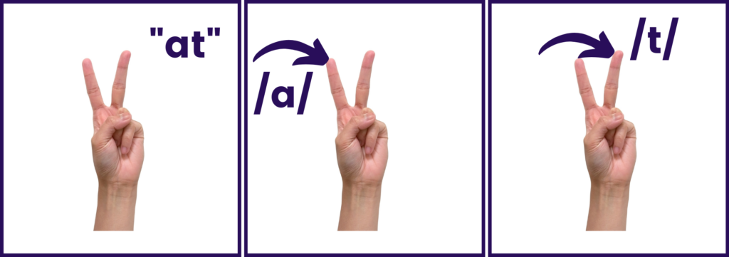 blending and segmenting sounds to form words: phonemic awareness